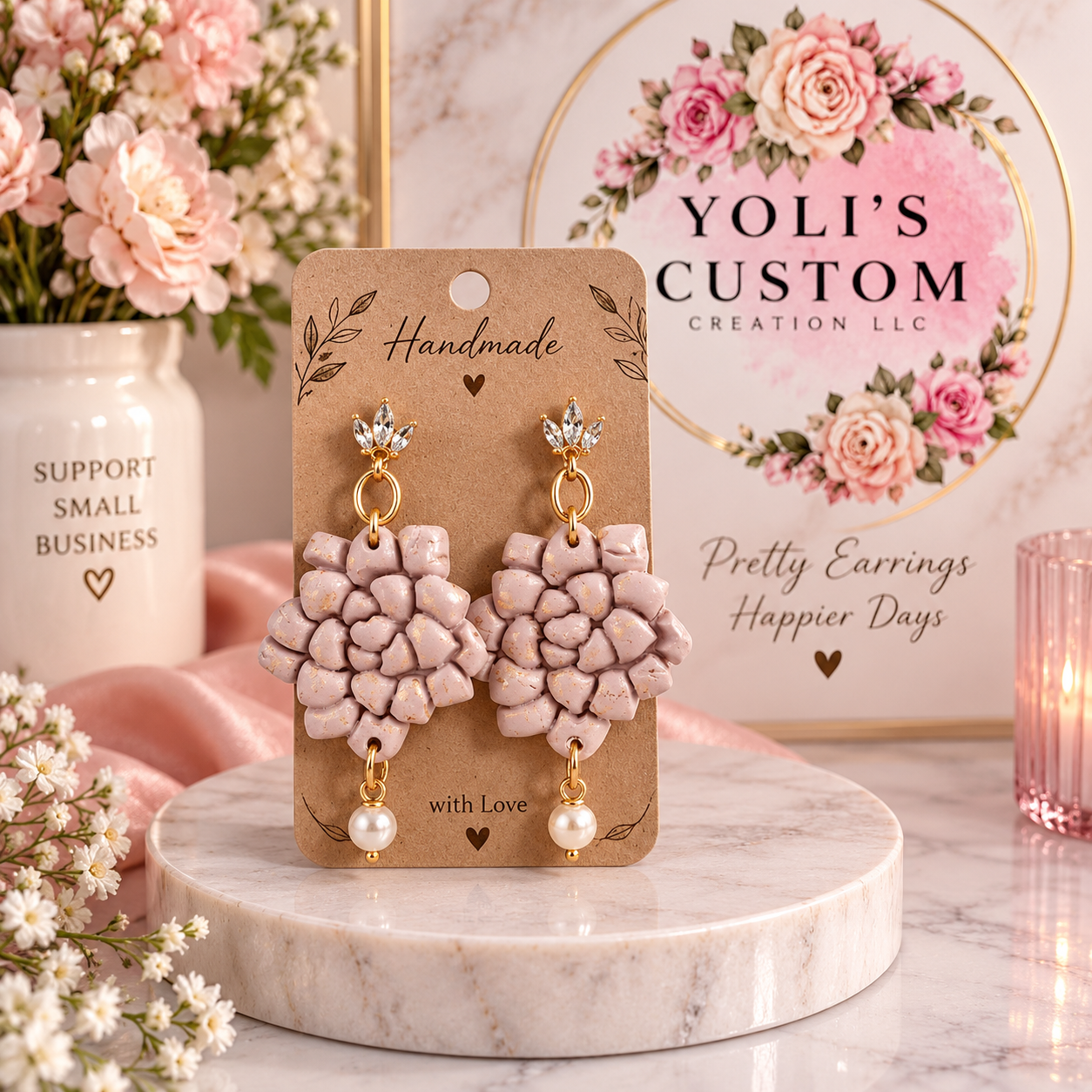 Blush Grace Earrings
