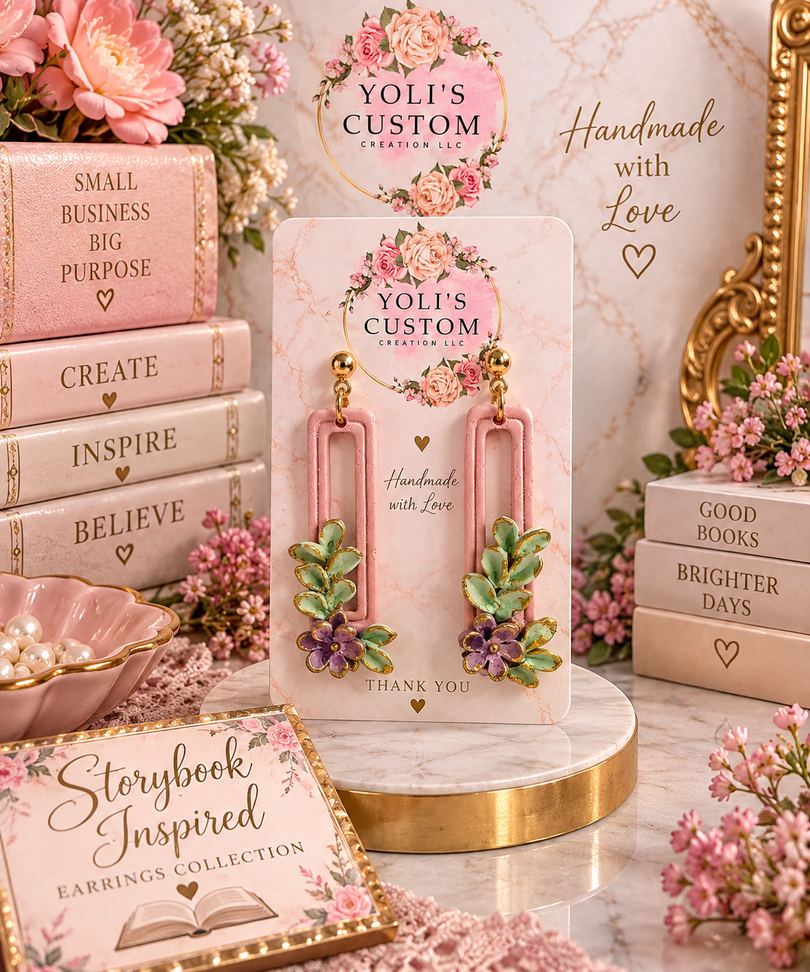 Enchanted Storybook Garden Earrings