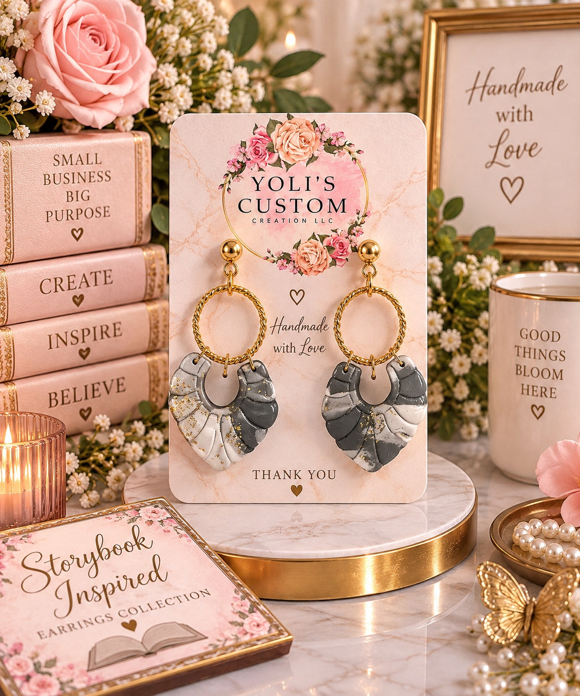 The Midnight Story Earrings