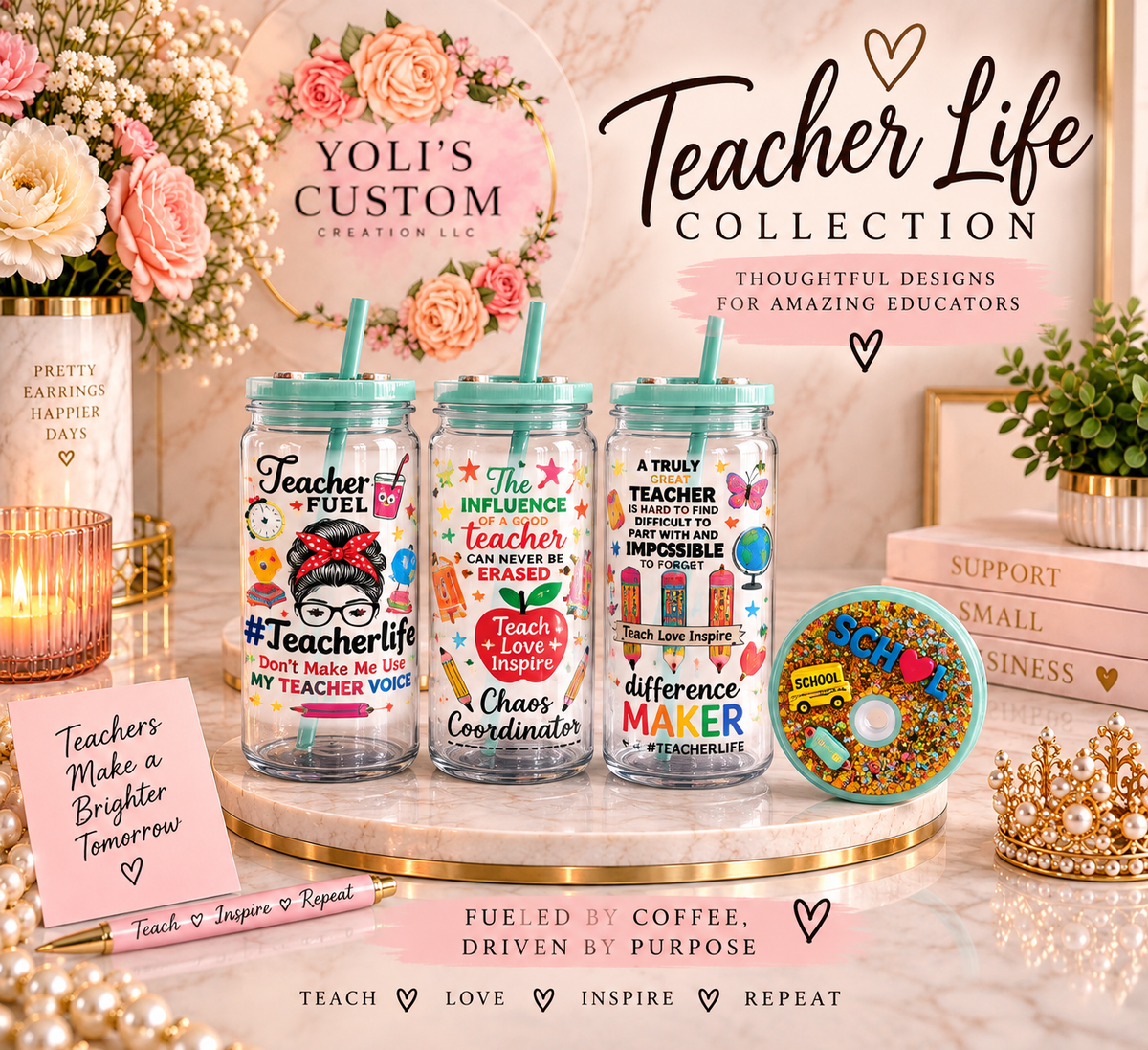 Teach. Love. Inspire. Repeat. 💕📚