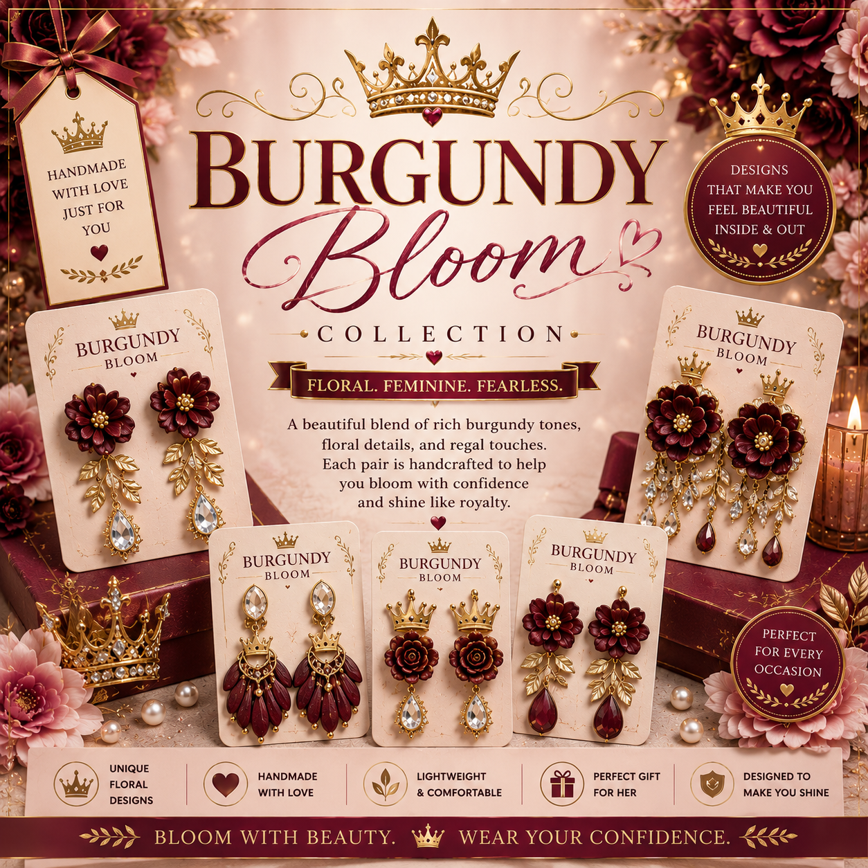 Burgundy Bloom