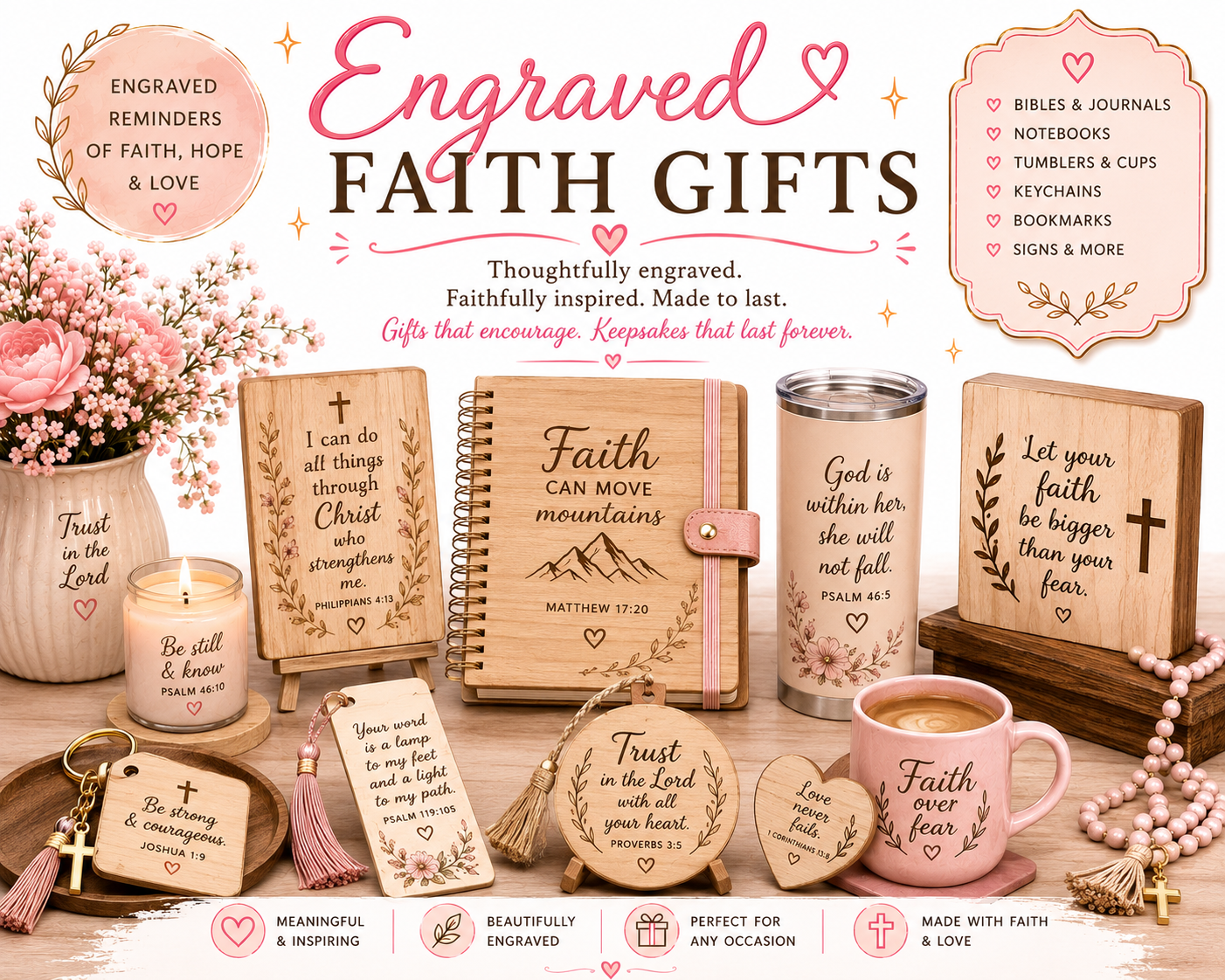 Engraved Faith Gifts