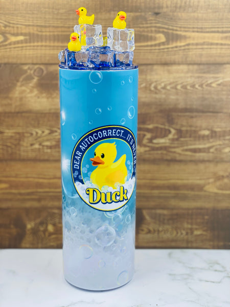 Ducky Tumbler  W/ ICED Ducks