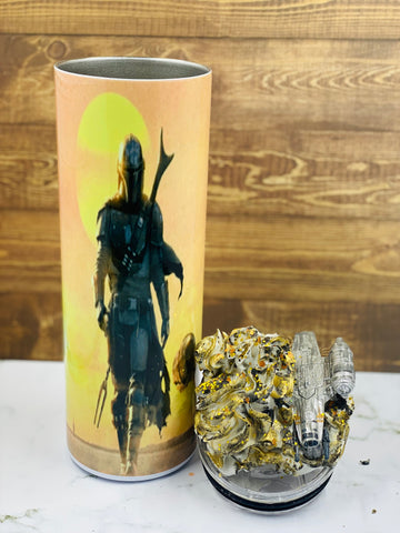 Mandalorian Tumbler W/ Whipped Cream