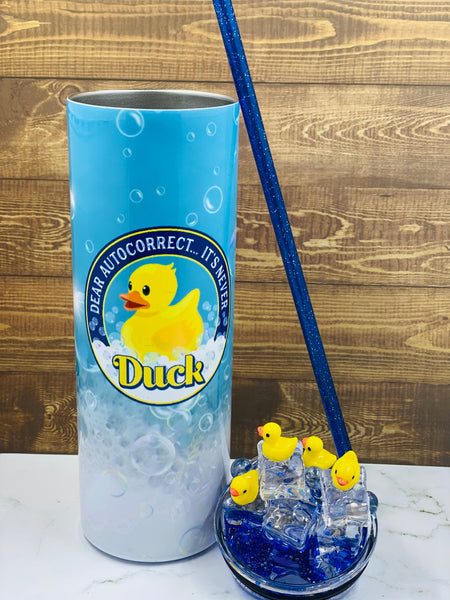 Ducky Tumbler  W/ ICED Ducks