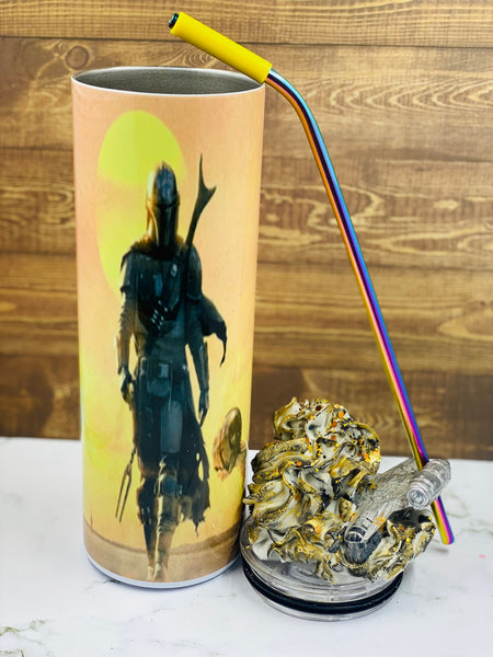 Mandalorian Tumbler W/ Whipped Cream