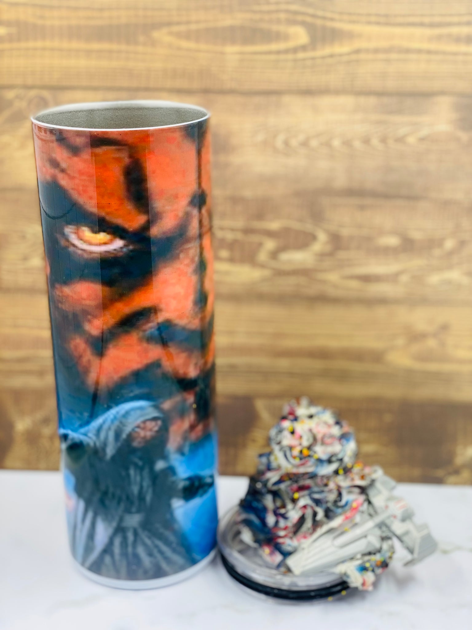 Darth Maul Tumbler W/ Whipped Cream