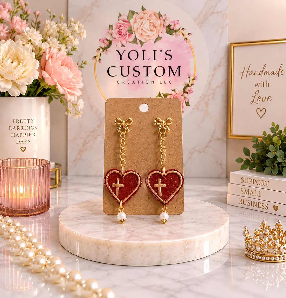 Cross of Faith Earrings