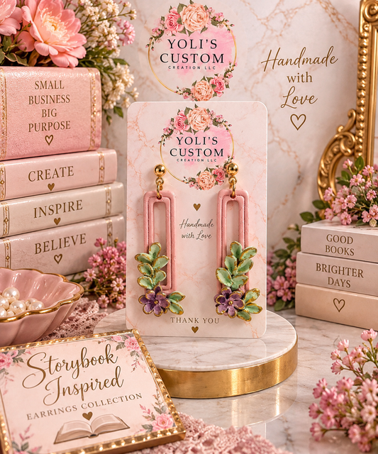 Enchanted Storybook Garden Earrings