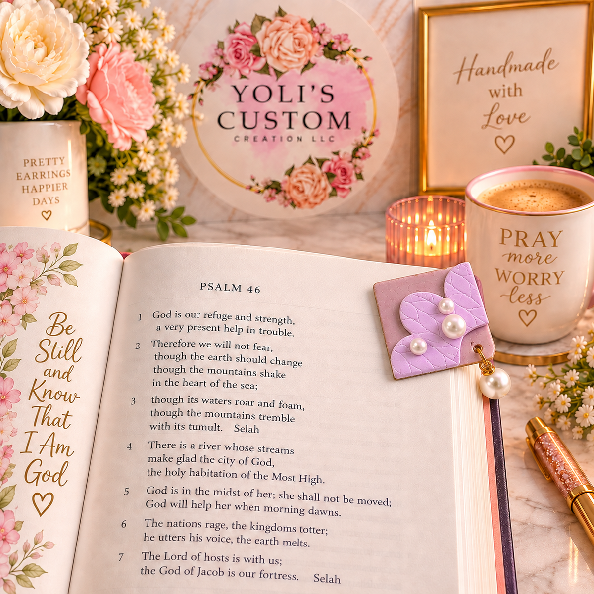 Lavender Grace Bookmark