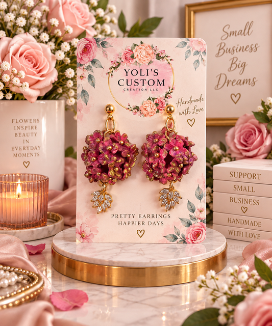 Enchanted Floral Bouquet Earrings