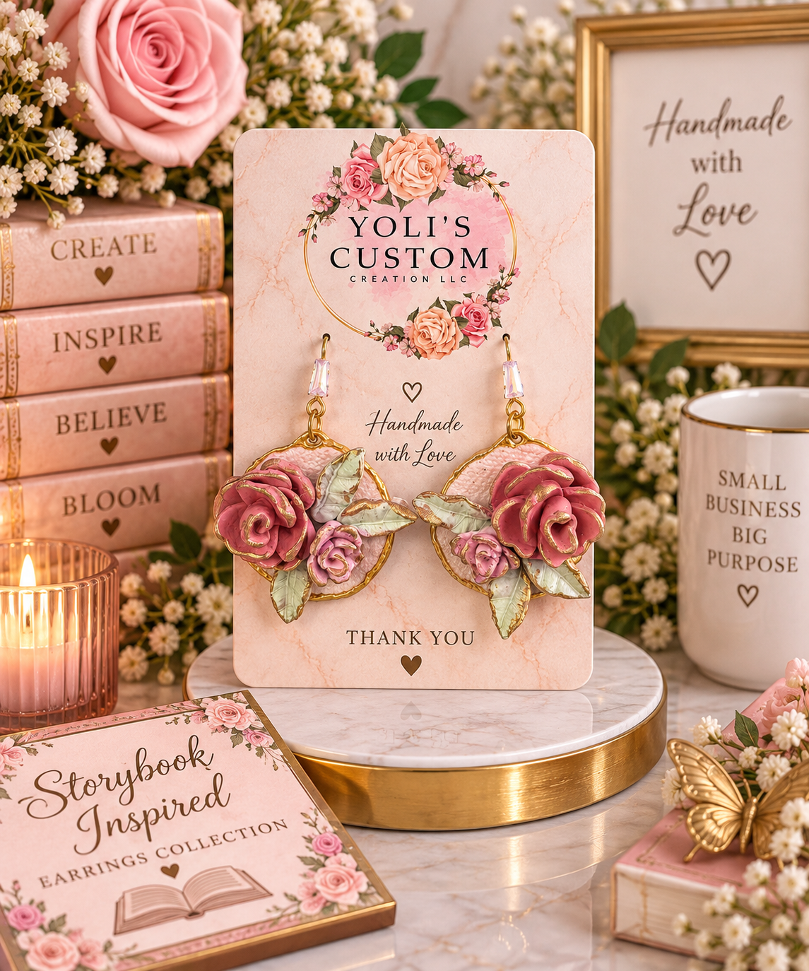 Rose Garden Ramance Earrings