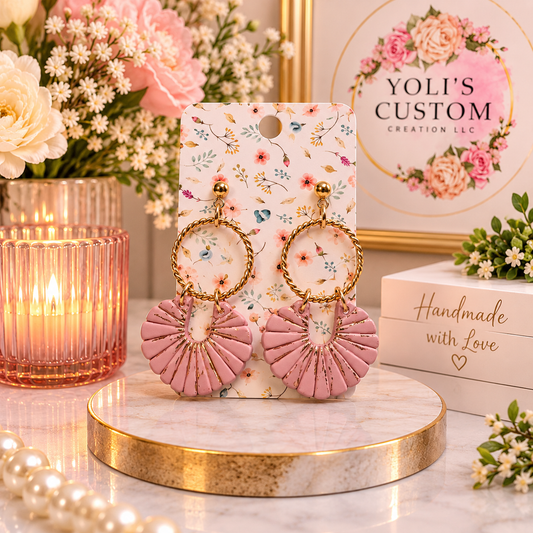 Blush Garden Bloom Earrings