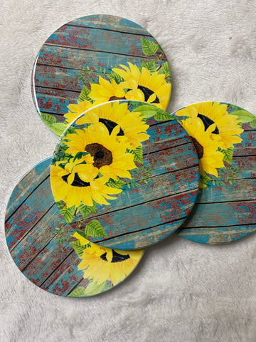 Sunflowers Coasters