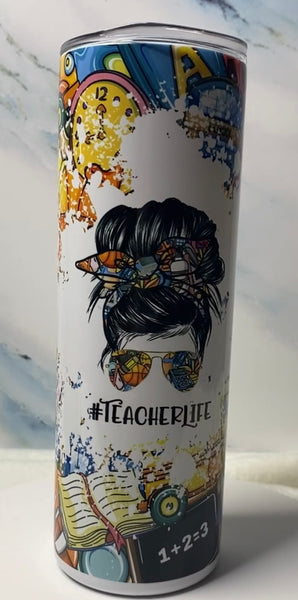 Teacher Life Supplies Tumbler – Jen's Crafty Crafts