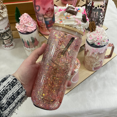 Coffee Lovers Snowglobe Tumbler